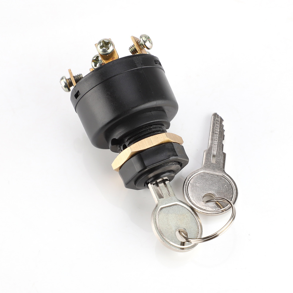 Fishing Boat Paddle - Ignition Switch Push To Chock With