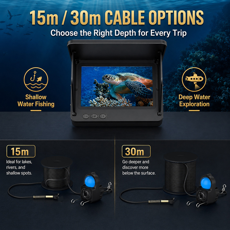 Fish Finder Underwater Camera  - Fishing Boat Depth Finder ulasan dan harga