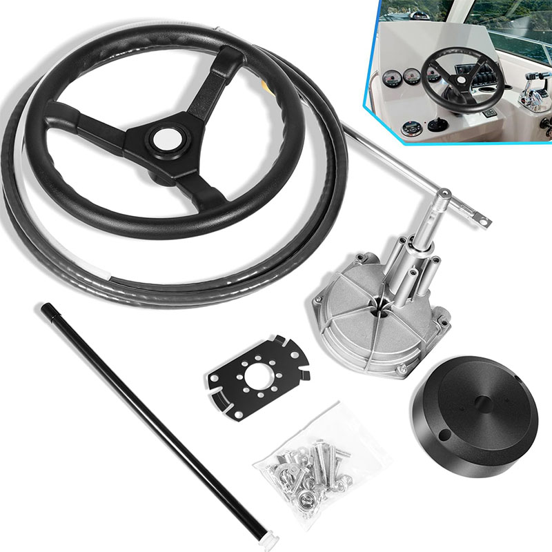 Boats Steering System, 15 Feet - Fishing Boat Steering Wheel ulasan dan harga