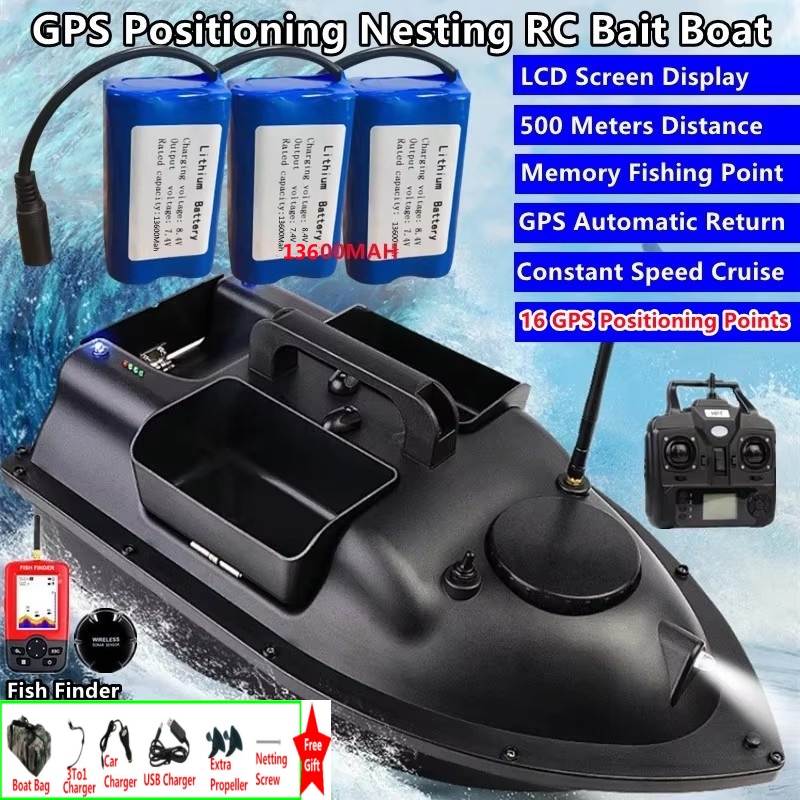 Sonar Finder 16 GPS Auto Retur - Fishing Boat Depth Finder ulasan dan harga